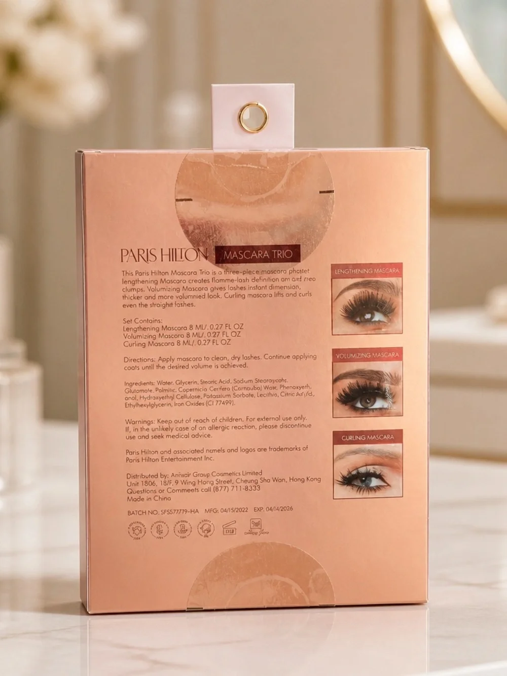 Paris Hilton Steal The Show 3PC Mascara Trio Volumizing Lengthening Curling NWT